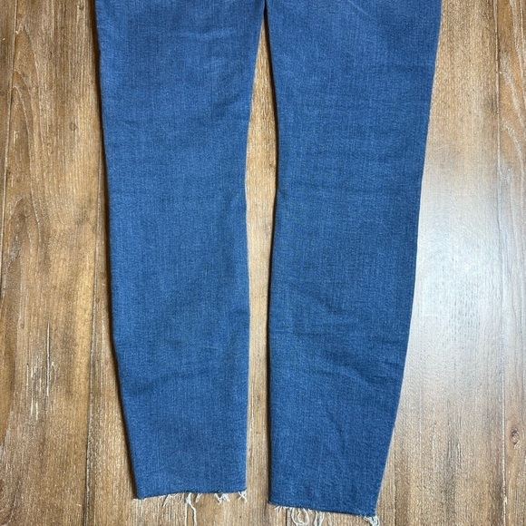 Good American Jeans Women’s 4 / 27 Ankle Skinny Good Waist Crop Dark Blue331 - Picture 10 of 12